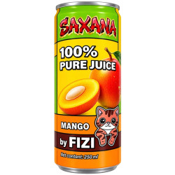 Fizi Saxana džus 100% Pure 250ml Mango (24)