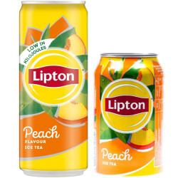 Lipton 330ml peach ice tea (24)