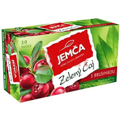 Jemča čaj Zelený čaj s brusinkou 30g (20)