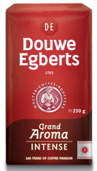 Káva Douwe Egberts Aroma Intense 250g (červená) (12)