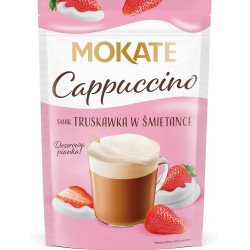 Mokate Cappuccino 110g Strawberry & Cream (10)