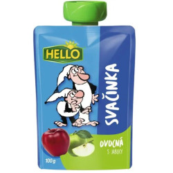 Hello Ovocná svačinka 100g Jablko (12)