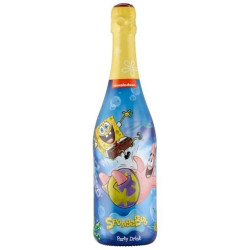 Párty Drink 0,75l SpongeBob modrý (Ovocný mix) (6)