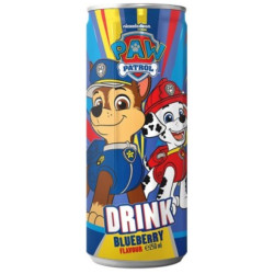Dětský nápoj 250ml plech Paw Patrol Blueberry (24)