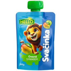 Hello Ovocná svačinka kapsička 100g Mango (12)