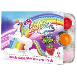 Unicorn žvýkačky v blistru 2g x 10ks (24)