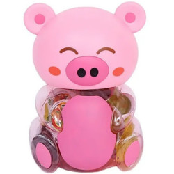 ESHOP - Jelly cup želé 12ks x 15g pokladničky Pig (24)