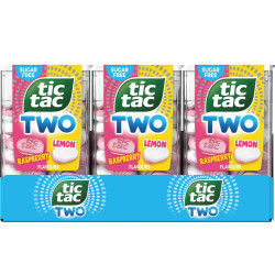 TICTAC TWO 38,5g Raspberry a Lemon (24)