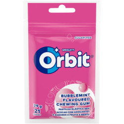 Orbit 29g žvýkačky sáček Bubblemint (22)