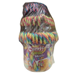 JohnyBee Candy Cane12g lízátko Multicolor (100)
