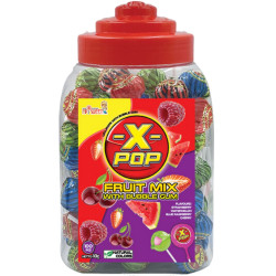 X-POP 18g lízátka 100ks Fruit Mix