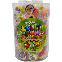 Maxcool Lollipop lízátko 7g 150ks Fruti