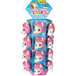 Sweet Flash Unicorn Lolly lízátko 15g s jahodovou příchutí (24)