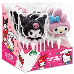 Relkon Marshmallow Lollipop 45g lízátko Hello Kitty and Friends (12)