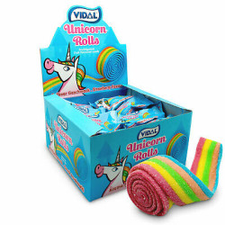 Vidal unicorn roll 19g želé (24)