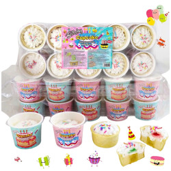 Cupcake birthday marshmallow with Jam kelímek 12g (20)