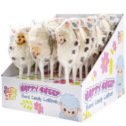 Sweet'n Fun Happy Sheep Hard Candy Lollipop 40g lízátko ovce (23)
