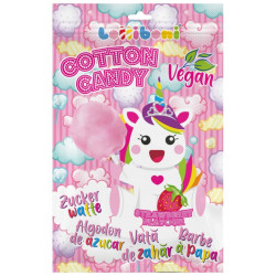 Lolliboni Cukrová vata 60g sáček Cotton Candy Strawberry (45)