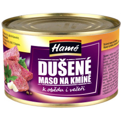 HAMÉ Dušené maso na kmíně 400g