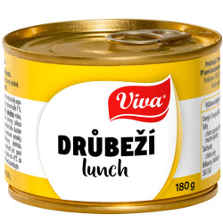 Viva konzerva 180g s drůbežím lunch (10)