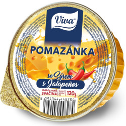 VIVA 120g Pomazánka se sýrem a Jalapenos (16)