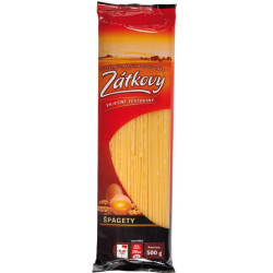 Zátkovy těstoviny vaječné 500g špagety (24)