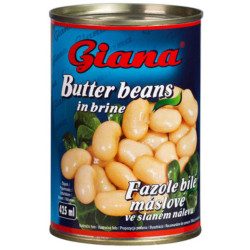 Giana fazole 425ml Máslové ve slaném nálevu