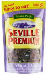 Seville Premium 75g Olivy černé krájené sáček