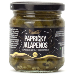 Bassta Papričky Jalapeňos ve slanokyselém nálevu 200g (12)
