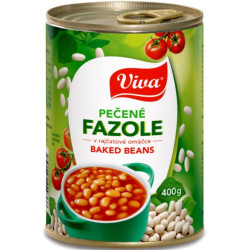VIVA Fazole pečené v rajčatové omáčce 400g (12)