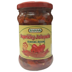BAHAK Papričky Jalapeňos červené 315ml (10)