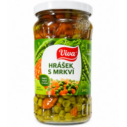 VIVA Hrášek s mrkví 370g / 340g (10)