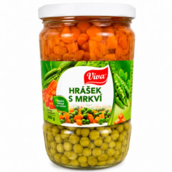 VIVA Hrášek s mrkví 680g / 640g (8)