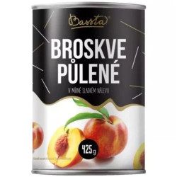 Bassta Broskve půlené 425g / 240g v sládkém nálevu (12)