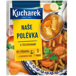Kucharek polévka naše 49g - s hráškem a těstovinami 49g (15)