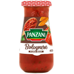 PANZANI Omáčka 425g Bolognese Pure Beef (12)