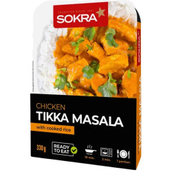 Sokra Kuřecí Tikka Masala s vařenou rýží (8)