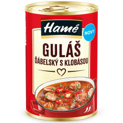 HAMÉ hotové jídlo 400g Guláš ďabelský s klobásou (10)