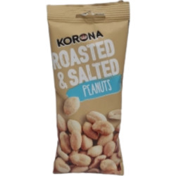 Korona 70g Roasted salted Peanuts pražené soledné arašídy (22)