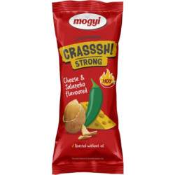 Mogyi Crassh Strong Arašídy v těstíčku 60g Cheese a Jalapeno (30)