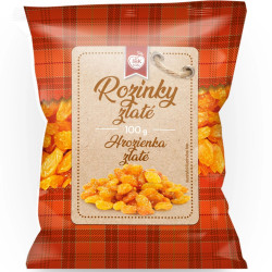 IBK rozinky zlaté 100g (30)