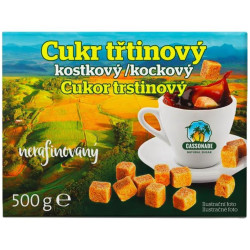 CASSONADE Cukr třtinový kostky 500g