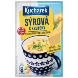 Kucharek instantní polévka Sýrová s krutony 21g (18)