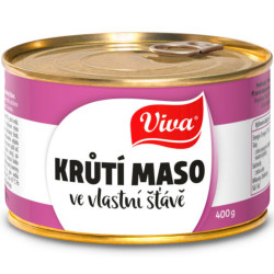 VIVA 400g Krůtí maso ve vlastní šťávě (8)