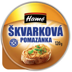 HAMÉ pomazánka škvarková s cibulkou 120g (16)