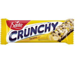 Sante Crunchy (musli) tyčinky 40g Banánová v čokoládě (25)