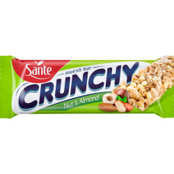 Sante Crunchy (musli) tyčinky 40g Ořech a Mandle (25)