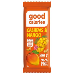 Good Calories 33g Energy tyčinka Mango and Kešu (20) H