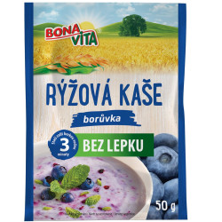 Bonavita Rýžová kaše 50g Borůvka (20)