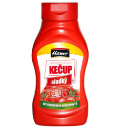 HAMÉ Kečup 500g Sladký PET (12)